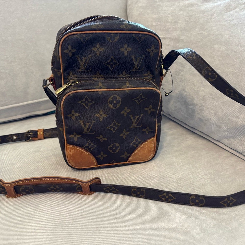 Louis Vuitton Amazon Monogram Messenger Bag - Black and Brown